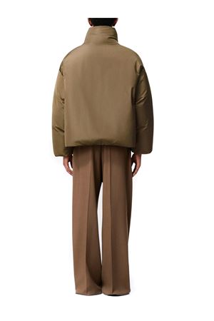 Bronze Down jacket in technical taffetas AMI | HJK818PL0039298