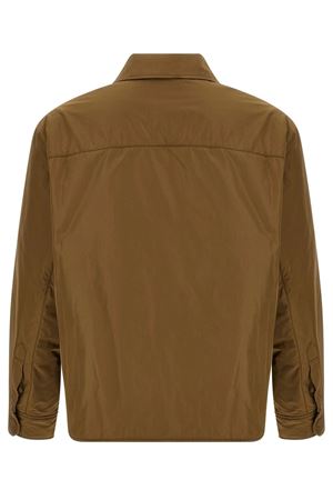 Giacca-camicia imbottita in taffetà tecnico verde AMI | HJK829PL0039298