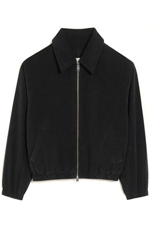 Padded zipped jacket in fine corduroy velvet AMI | HJK830CO0089020