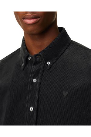 Button-down shirt in corduroy AMI | HSH797CO0089020