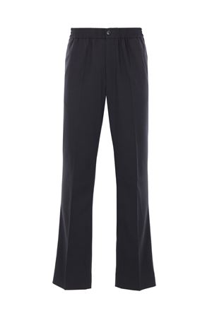 Elasticated waist trousers in light wool twill AMI | HTR226WV0066020