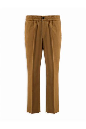 Elasticated waist trousers in light wool twill AMI | HTR226WV0066216