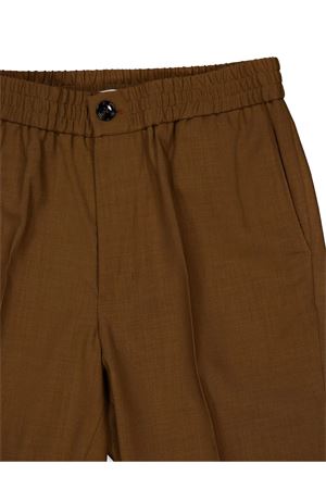 Elasticated waist trousers in light wool twill AMI | HTR226WV0066216