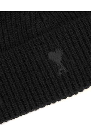 Beanie in felted merino wool knit AMI | UBO0060180180