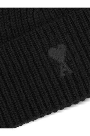 Berretto Ami de Coeur in lana nero AMI | UBO006018W0180