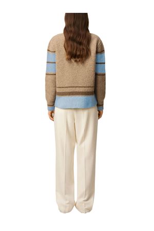 Sweater in college wool ribbed knit AMI | UKS823KN0111280