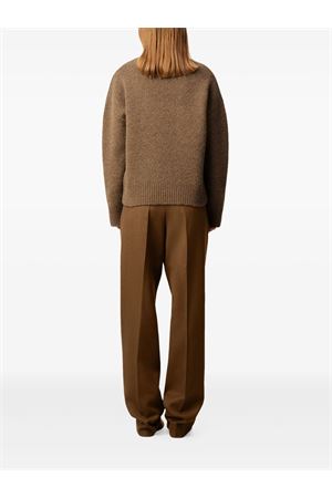 Maglione in alpaca marrone AMI | UKS836KN0135217