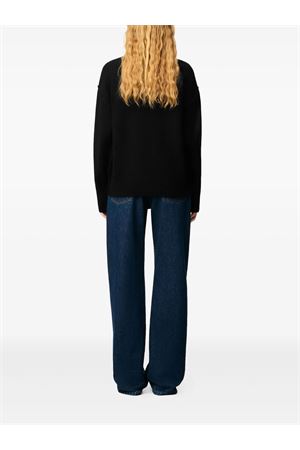Black wool sweater AMI | UKS838018009