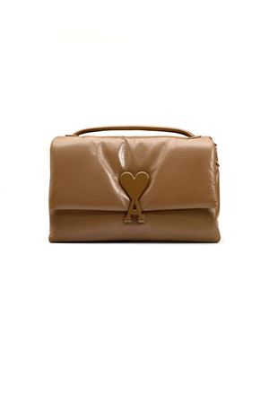 Borsa Voulez Vous in pelle liscia marrone AMI | ULL163AL0052216