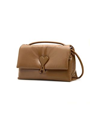 Borsa Voulez Vous in pelle liscia marrone AMI | ULL163AL0052216
