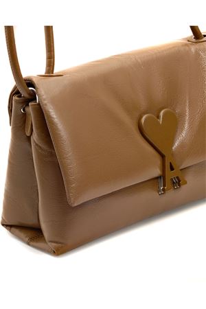 Borsa Voulez Vous in pelle liscia marrone AMI | ULL163AL0052216