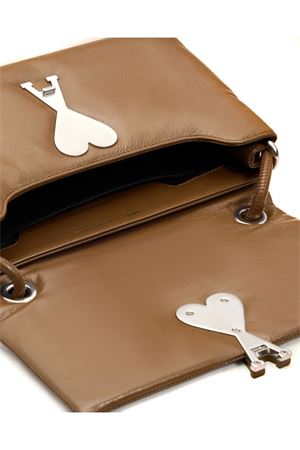 Borsa Voulez Vous in pelle liscia marrone AMI | ULL163AL0052216