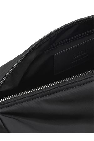 Borsa Marcel grande in tela di nylon nera AMI | ULL706AW0001W001