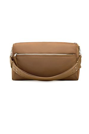 Borsa Marcel grande in tela di nylon marrone AMI | ULL706AW0001W216