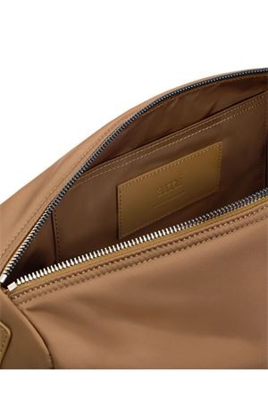 Borsa Marcel grande in tela di nylon marrone AMI | ULL706AW0001W216