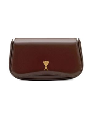 Borsa Paris Small in pelle smaltata borgogna AMI | ULL720AL0139692