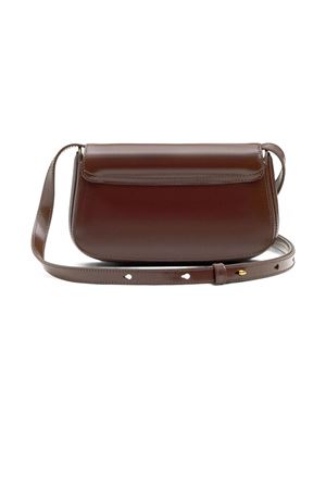 Borsa Paris Small in pelle smaltata borgogna AMI | ULL720AL0139692