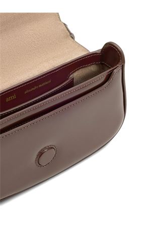 Borsa Paris Small in pelle smaltata borgogna AMI | ULL720AL0139692