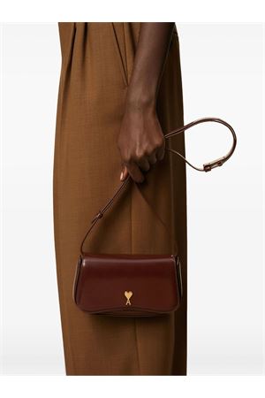 Borsa Paris Small in pelle smaltata borgogna AMI | ULL720AL0139692