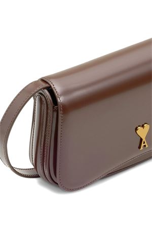 Borsa Paris Small in pelle smaltata borgogna AMI | ULL720AL0139692