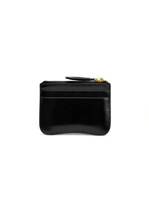 Portacarte Paris in pelle smaltata nera AMI | USL707AL0139001