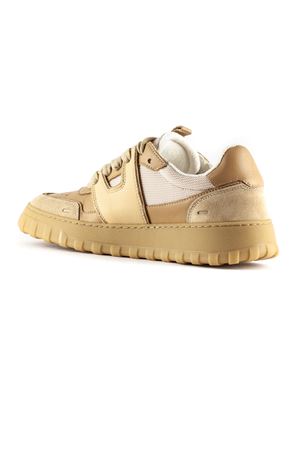 Low top lace up sneakers in smooth leather AMI | USN504AL0127113