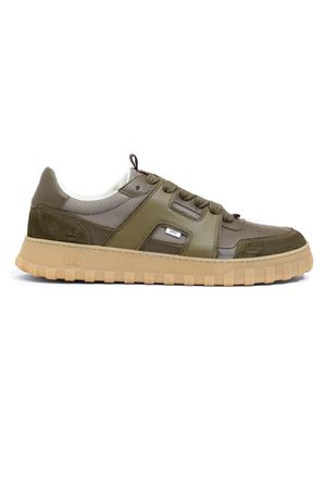 Sneakers basse stringate in pelle liscia AMI | USN504AL0127298