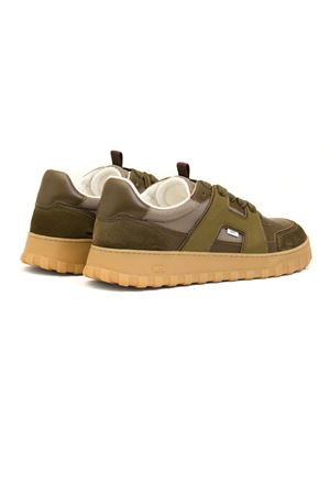 Sneakers basse stringate in pelle liscia AMI | USN504AL0127298