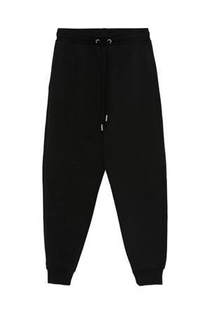 Pantaloni sportivi in cotone nero AMI | UTR805747001