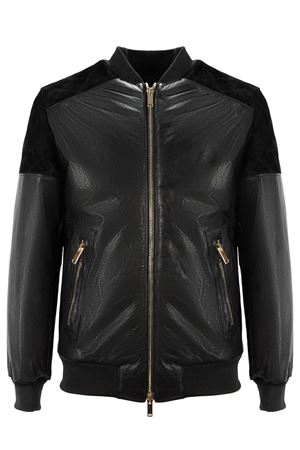 Black leather jacket ARC | 0525NERO