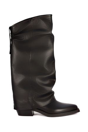 Liam boot in black leather ASH | LIAM01BLACK