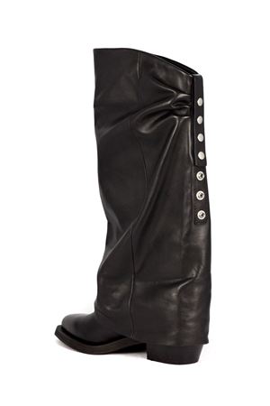 Liam boot in black leather ASH | LIAM01BLACK