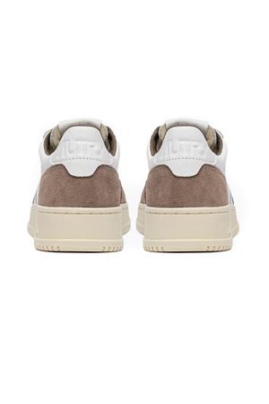 Sneakers Medalist Low In Pelle Bianca e Marrone AUTRY | AULMGS43WHTTOBACCO