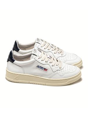 Medalist Low Sneakers In White And Space Leather AUTRY | AULMLL12WHTSPACE