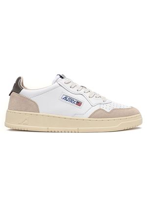 Medalist Low Sneakers In White And Morel AUTRY | AULMLS01WHTMOREL