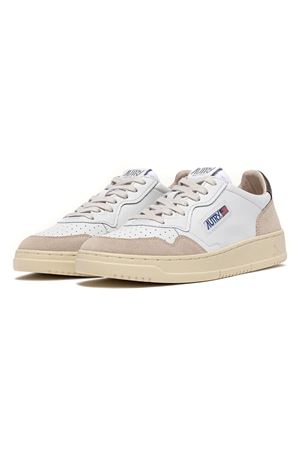 Medalist Low Sneakers In White And Morel AUTRY | AULMLS01WHTMOREL