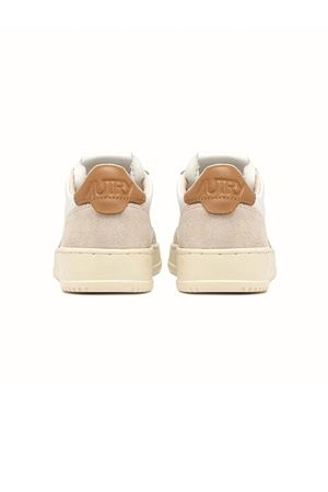 White and Brown Medalist Low Sneakers AUTRY | AULMLS02WHTBRNSUG