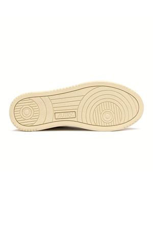 White and Brown Medalist Low Sneakers AUTRY | AULMLS02WHTBRNSUG