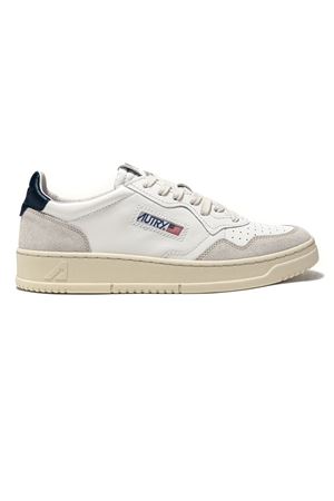 Sneakers Medalist Low Bianca E Blu E Beige AUTRY | AULMLS28WHTBLUE
