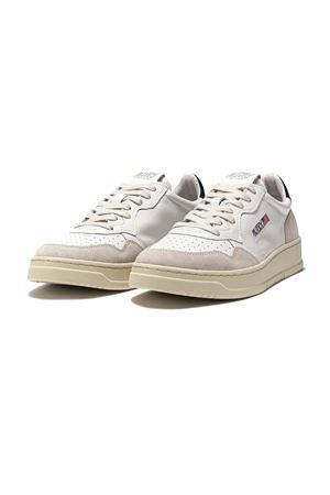 Sneakers Medalist Low Bianca E Blu E Beige AUTRY | AULMLS28WHTBLUE