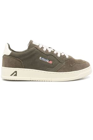 Sneakers Medalist Low Nabuck Grigio Scuro AUTRY | AULMUH04MISLETWHT