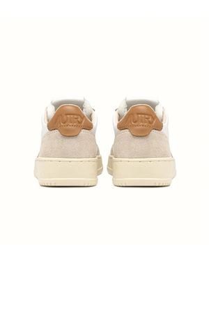 White and Brown Medalist Low Sneakers AUTRY | AULWLS02WHTBRNSUG