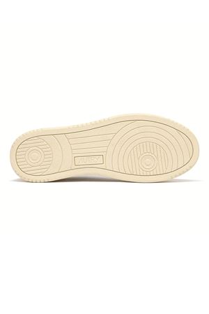 White and Burgundy Medalist Low Sneakers AUTRY | AULWLS03WHTBURGUND