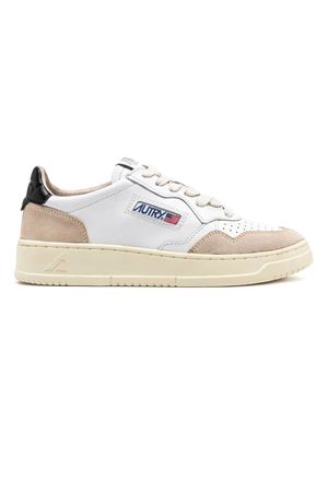 White and Black Medalist Low Sneakers AUTRY | AULWLS21WHTBLK