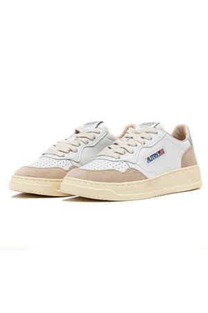 Medalist Low Sneakers In White And Silver Leather AUTRY | AULWLS74WHTSILVER