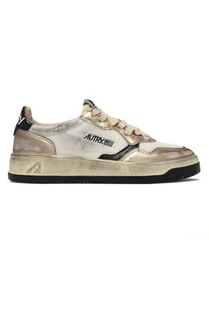 Medalist Low Super Vintage Sneakers Gold AUTRY | AVLWMS09WHTGOLD