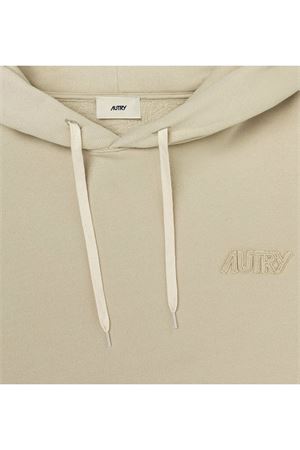 Beige cotton hoodie AUTRY | HOPMM1HPFIBER