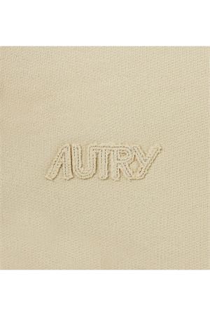 Beige cotton hoodie AUTRY | HOPMM1HPFIBER