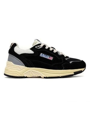 Hyperway Sneakers In Black And Silver-Tone AUTRY | HYLMUM07BLACKSILV