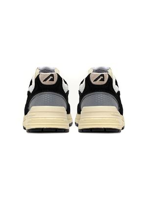 Hyperway Sneakers In Black And Silver-Tone AUTRY | HYLMUM07BLACKSILV